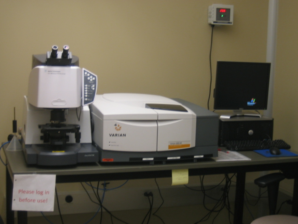 Agilent Cary 680 FTIR spectrometer