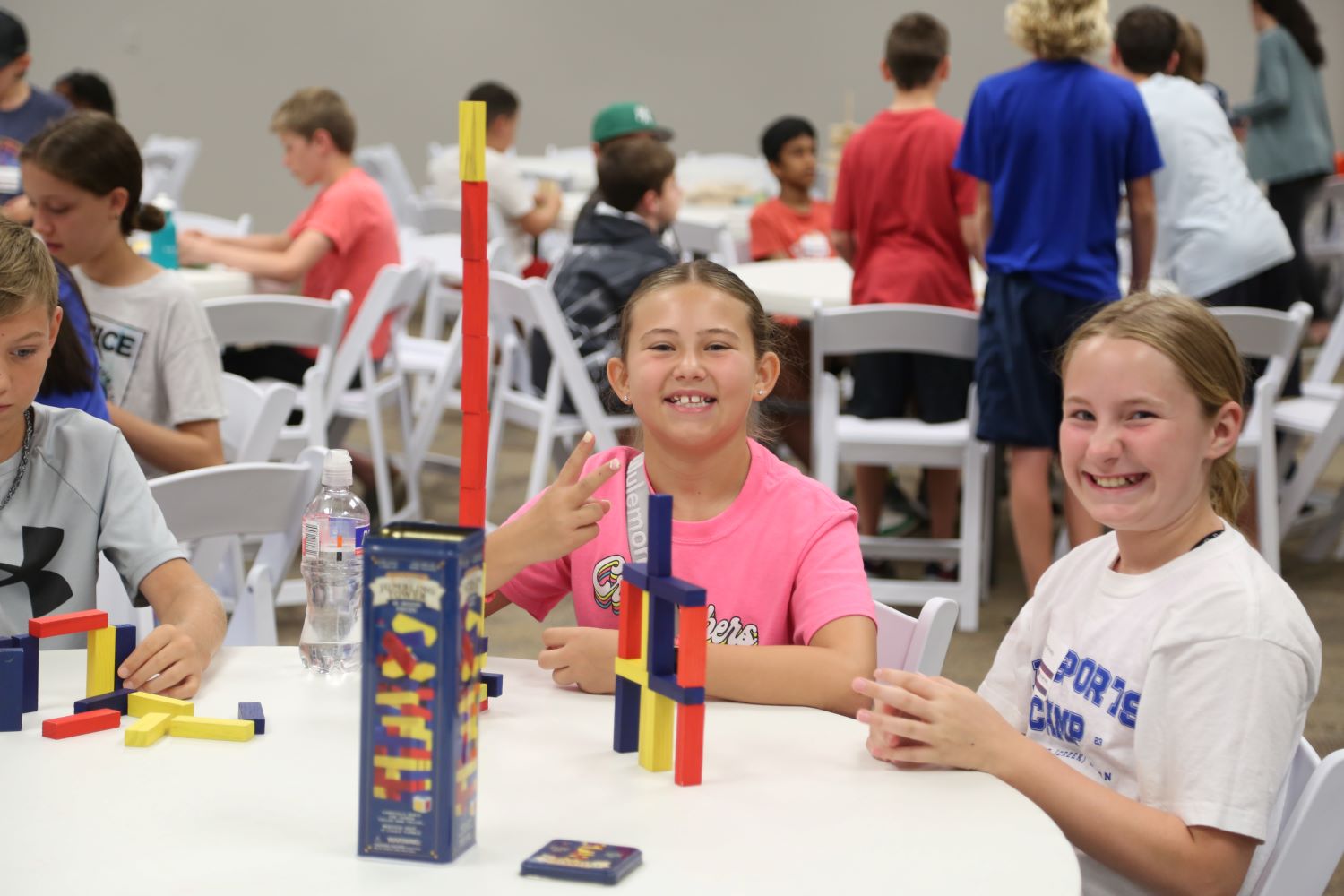 Students participate in STEM camp activities